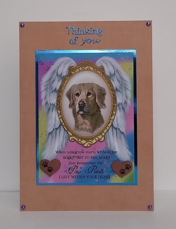 When tomorrow pet loss topper 4 by Roseanna Miles