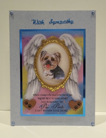 When tomorrow pet loss topper 15 by Roseanna Miles
