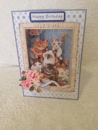 3D Corner Card Kit - Pussies Galore! by Roseanna Miles