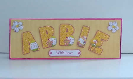 Create Your Own -  Easter Bright Word Card Kit by Roseanna Miles