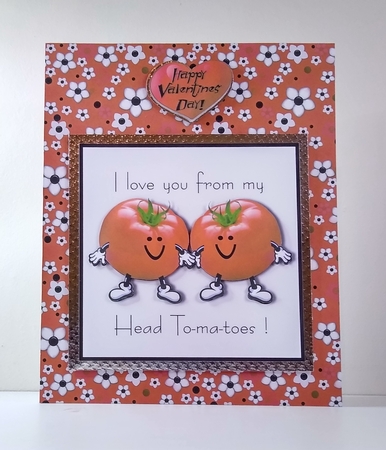 Daisy Dots in Red A4 Backing Paper by Roseanna Miles