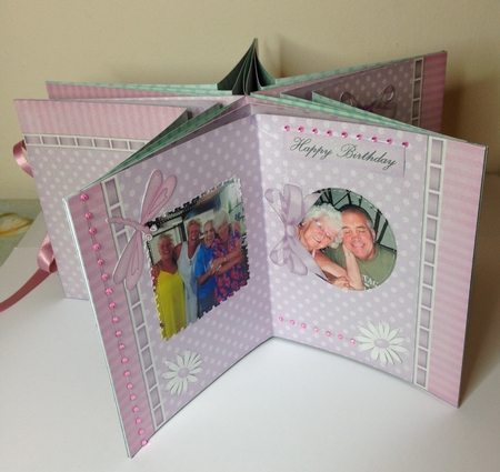 3D Flowers N Dragonflies Floral Carousel Card Kit by Roseanna Miles