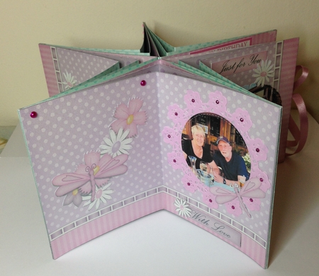 3D Flowers N Dragonflies Floral Carousel Card Kit by Roseanna Miles