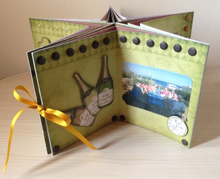 3D Champagne Celebrations Carousel Card Kit by Roseanna Miles