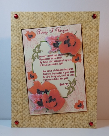 Real Poppies by Roseanna Miles