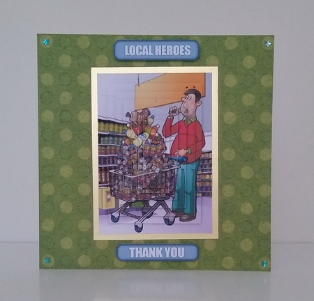 Shopping Dude Pyramid by Roseanna Miles