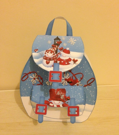 Cold Frosty Mornings Backpack Box Card Kit by Roseanna Miles