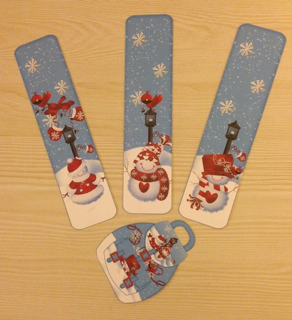 Cold Frosty Mornings Backpack Box Card Kit by Roseanna Miles