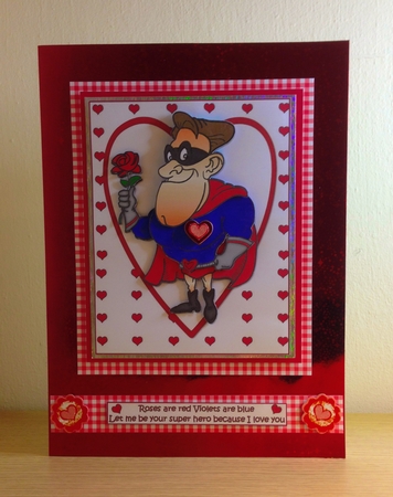 Superman Valentine Choice of Captions by Roseanna Miles