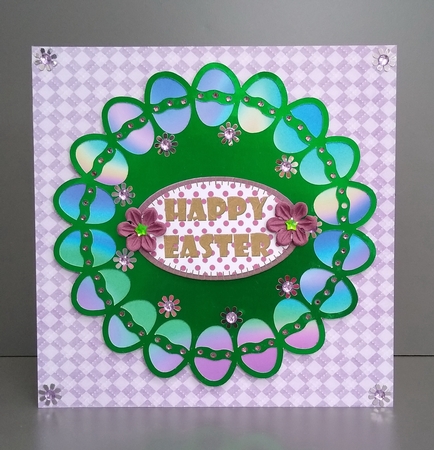 Easter Circle Mat 1 by Roseanna Miles