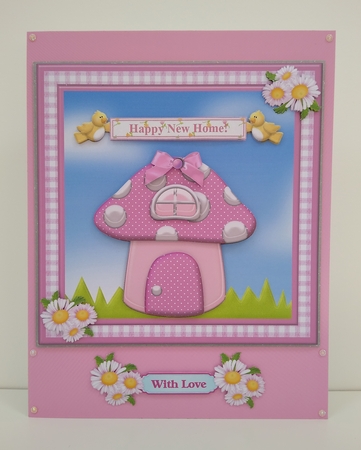 Mushroom House - New Home Topper & Decoupage by Roseanna Miles