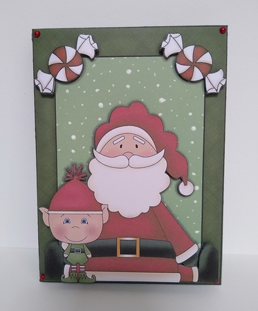 Christmas Gift Card Envelope Green 11 by Roseanna Miles