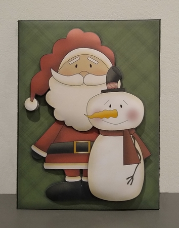 Christmas Gift Card Envelope Green 9 by Roseanna Miles
