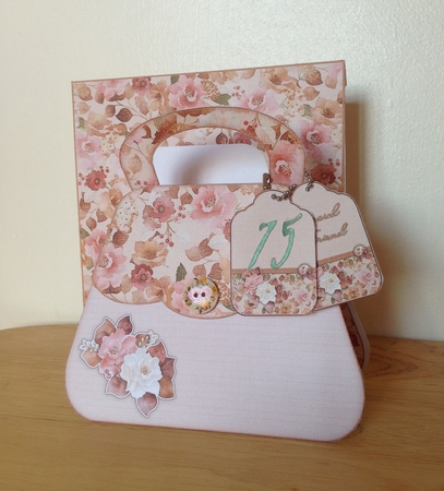 Autumn Bliss Handbag Shaped Card Kit by Roseanna Miles