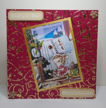 Mrs Christmas Rum Mouse Pyramid by Roseanna Miles