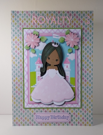 A5  Ethnic Birthday Princess 2 by Roseanna Miles