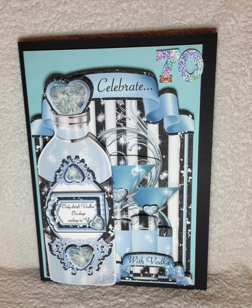 Blue Diamond Vodka - Large Design by Roseanna Miles