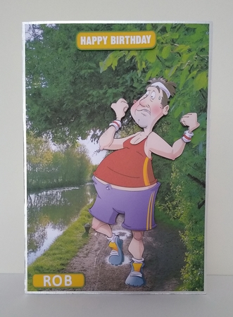 Jogger Dude 2 Decoupage Sheet by Roseanna Miles