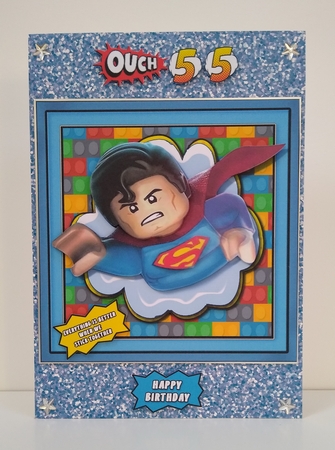 Lego Heroes Card Front Mini Kit.15 by Roseanna Miles