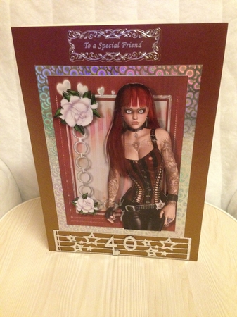 Rock Chick Decoupage by Roseanna Miles