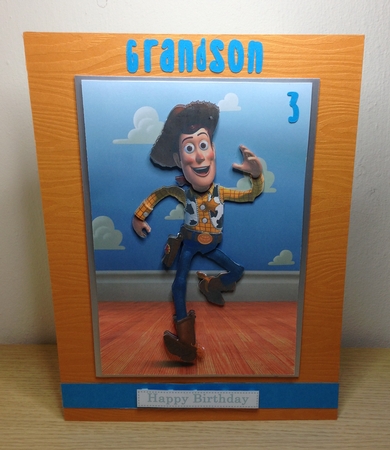 Toy Story Woody A5 Quick Card by Roseanna Miles
