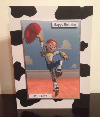 Toy Story Jessie A5 Quick Card by Roseanna Miles