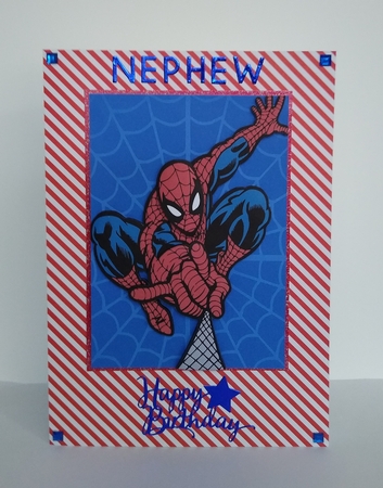 Spiderman 1 A5 Quick Card by Roseanna Miles