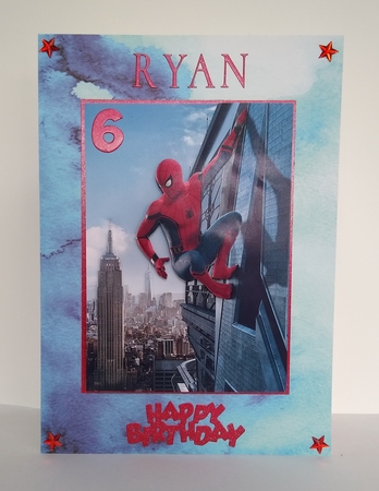 Spiderman 2 A5 Quick Card by Roseanna Miles
