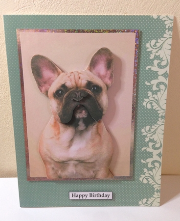 French Bulldog A5 Quick Card by Roseanna Miles