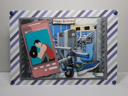 Keep Fit Phone 1 by Roseanna Miles