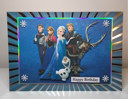 Frozen Characters A5 Quick Card by Roseanna Miles