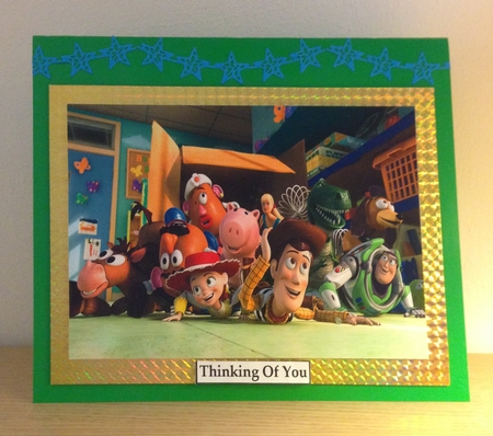 Toy Story Characters 2 A5 Quick Card by Roseanna Miles