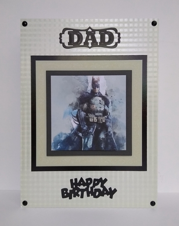 water color Toppers collection - batman by Roseanna Miles