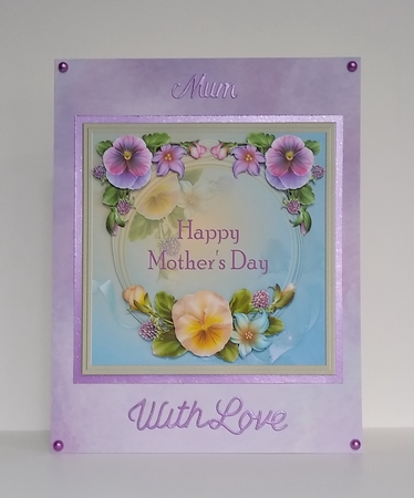Floral Mothers Day Topper 1 by Roseanna Miles