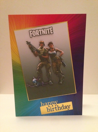 Fortnite 28 Quick Card Any Occasion by Roseanna Miles