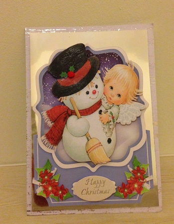Over The Edge , Angel and Snowman  by Roseanna Miles