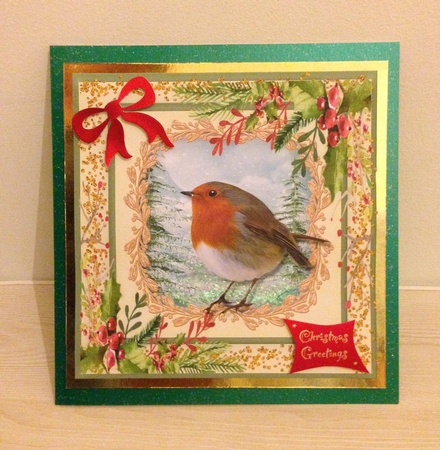 Beautiful Robin and Holly by Roseanna Miles