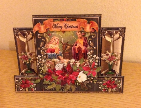 Nativity Scene Stepper Card Mini Kit-1 by Roseanna Miles