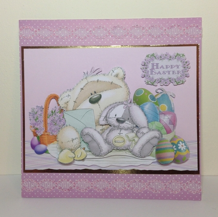 Easter Rabbit and Bear by Roseanna Miles