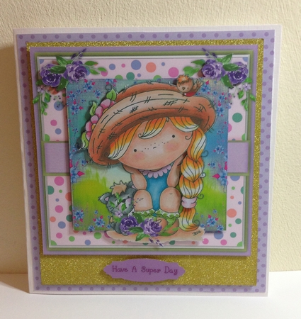 Izzy With Little Bird  by Roseanna Miles