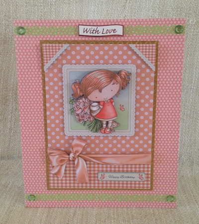 Wendys Bouquet Birthday Topper by Roseanna Miles
