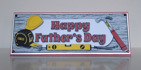 Joiners tools Fathers day large dl 3  by Roseanna Miles