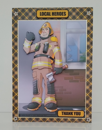 Fireman Dude Sand Uniform A4 by Roseanna Miles