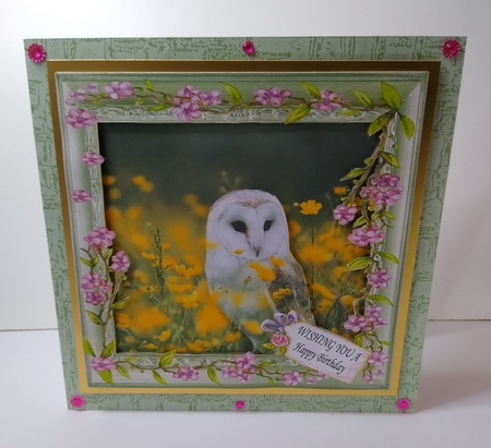 WISHING YOU MULTI SENTIMENTS BARN OWL by Roseanna Miles