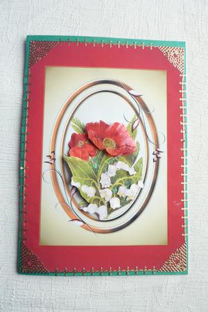 Flowers Card Front by Rosina Walker