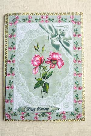 Sweet Rose Frame by Rosina Walker