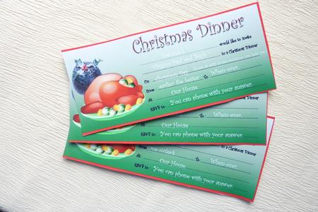 Invitations - Christmas Dinner 1 by Rosina Walker