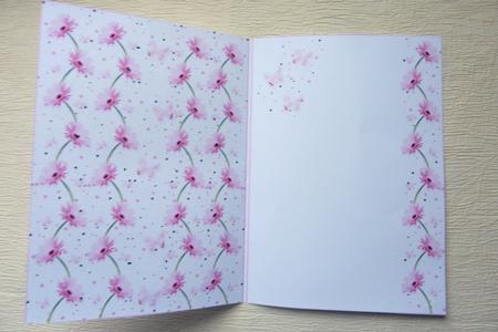 Pink Gerbera & Butterfly Wishes Card Bases by Rosina Walker
