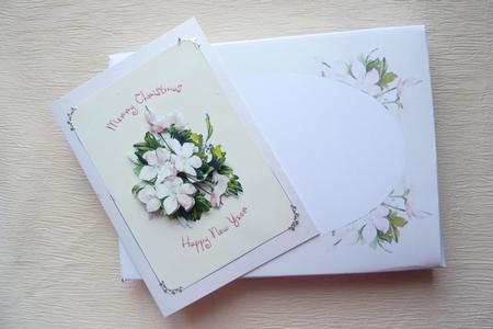 A5 Christmas Roses Box by Rosina Walker