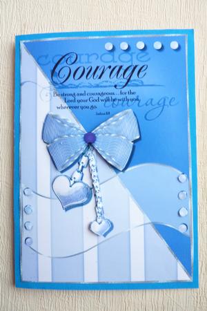Courage Card Front by Rosina Walker